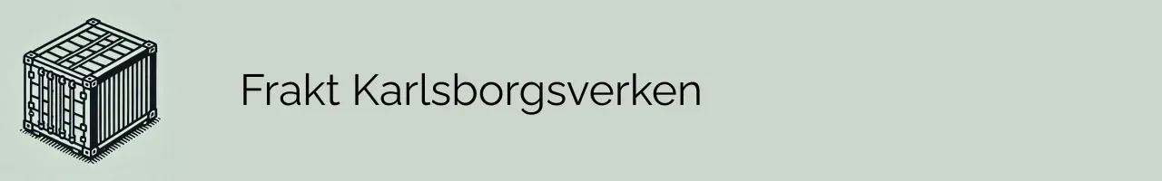 Frakt Karlsborgsverken